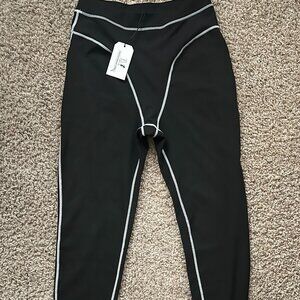 Fashion Brand Company Black Thong Leggings